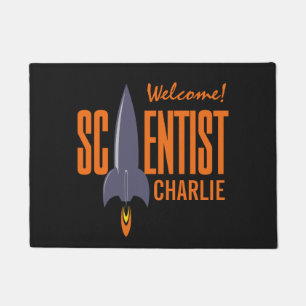Felpudo esteras de puerta de personalizado de Rocket Scien