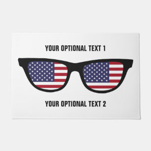 Felpudo esteras de puerta personalizado de los Estados Uni