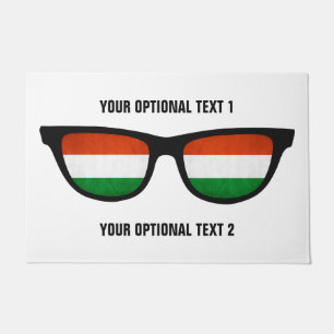 Felpudo esteras de puerta personalizado de Shades húngaros