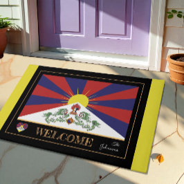 Felpudo Esteras/deportes de la casa de la bandera tibetana