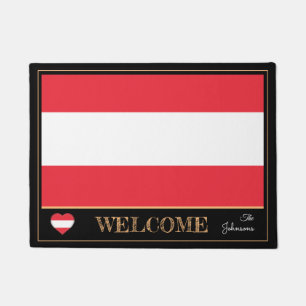 Felpudo Esteras y deportes de la casa de bandera austriaca