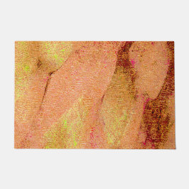 Felpudo Estilo de cuero arrugado con pintura desgastada, s