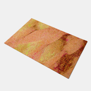 Felpudo Estilo de cuero arrugado con pintura desgastada, s