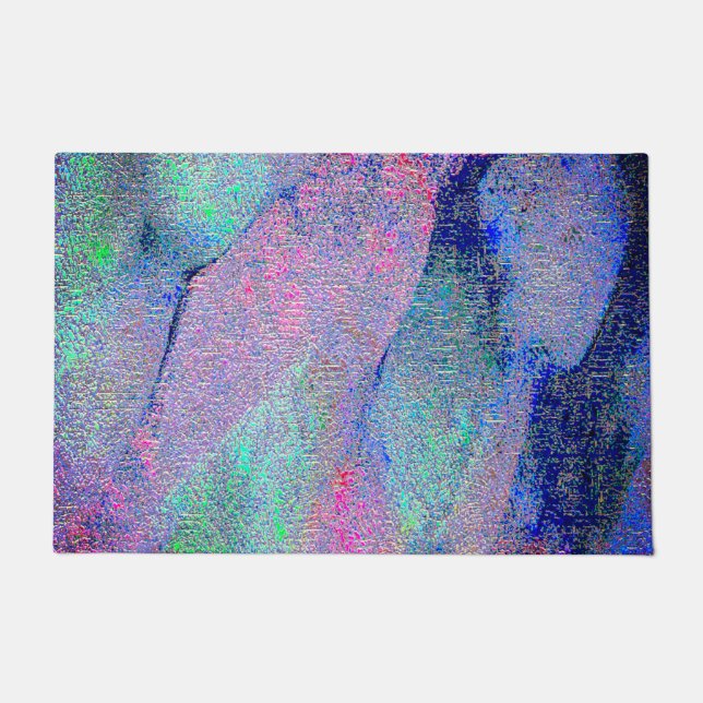 Felpudo Estilo de cuero arrugado con pintura desgastada, t (Anverso)