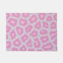 Felpudo Estilo de la onza - rosa de plata