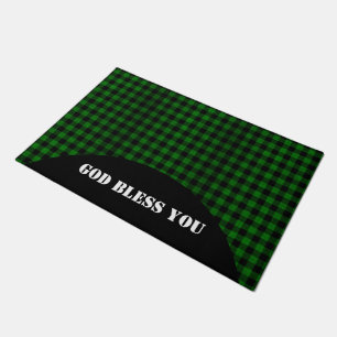 Felpudo Estilo de leñador - tela verde + tus ideas