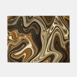 Felpudo Estilo de mármol magnífico - marrón caliente