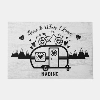 Felpudo Estilo de vida Rv Rv Rústico de Camping Camper Tra