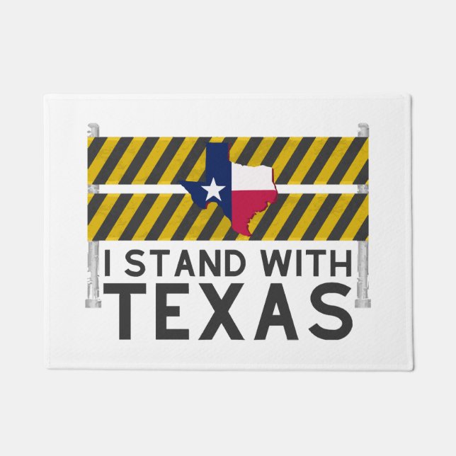 Felpudo Estoy De Acuerdo Con Texas (Anverso)