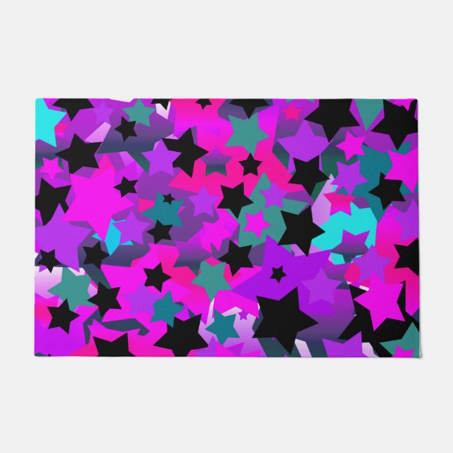 Felpudo Estrella de rock punk loca (Anverso)