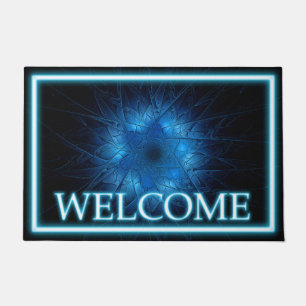 Felpudo Estrella Etched de David - Bienvenida