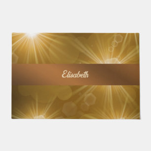 Felpudo estrella, luz, brillante, brillante, brillante, br