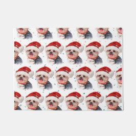 Felpudo Estrellas de Navidades de la raza de perro del Yor