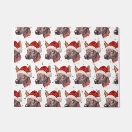 Felpudo Estrellas de Navidades de raza de perros sin pelo 