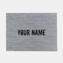 Felpudo Estructura Metalizado cepillada de aluminio