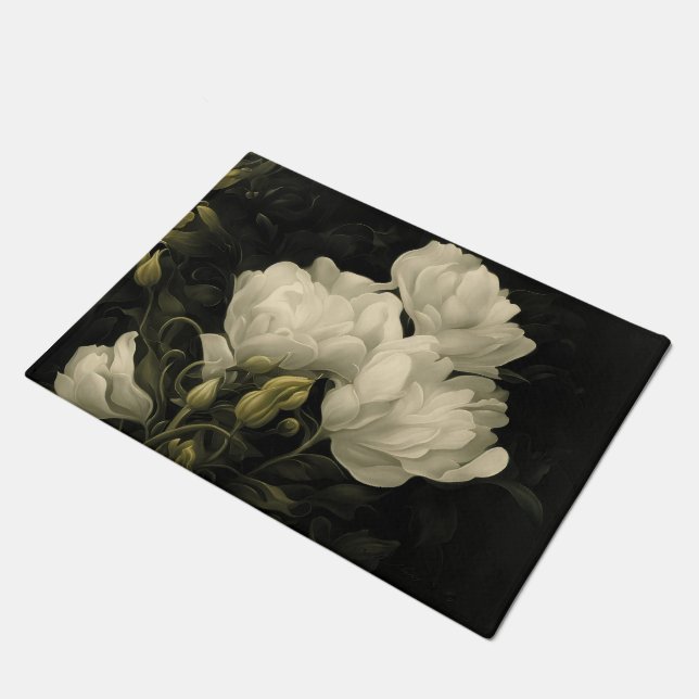 Felpudo Estudio de una flor peónica (Angular)