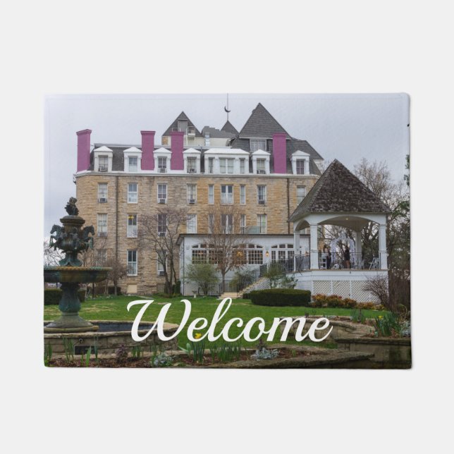 Felpudo Eureka Crescent Welcome Doormat (Anverso)