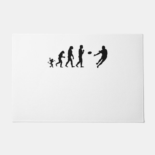 Felpudo evolución del rugbi, #rugby (Anverso)