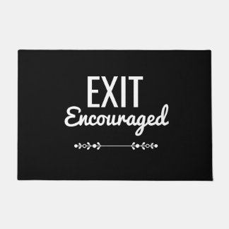 Felpudo Exit Encouraged Door Mat