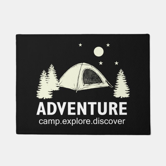 Felpudo Explorar y descubrir Adventure Camp (Anverso)