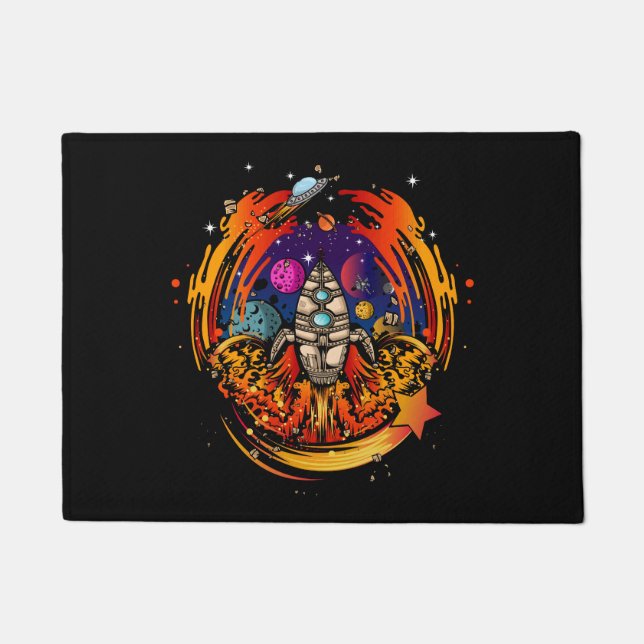 Felpudo Explosión en el espacio (Anverso)