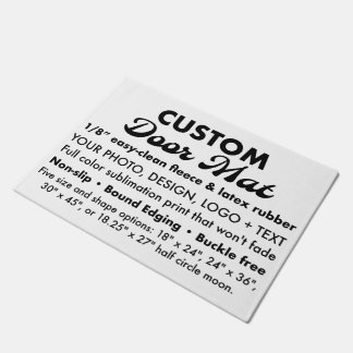 Felpudo Fácil y personalizado personalizado de puerta de f
