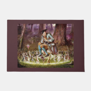 Felpudo Fairy Ring Dance Celebration Door Mat