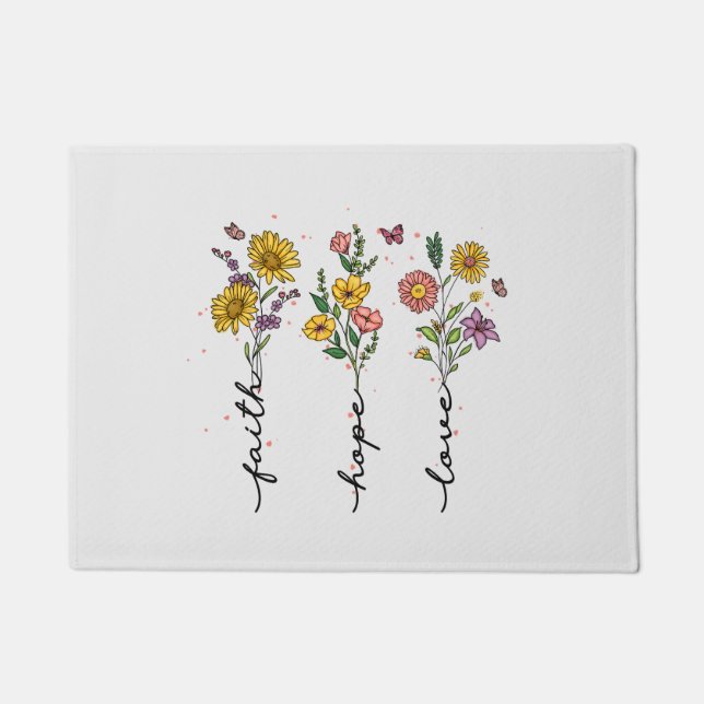 Felpudo Faith-Hope-Love (Anverso)