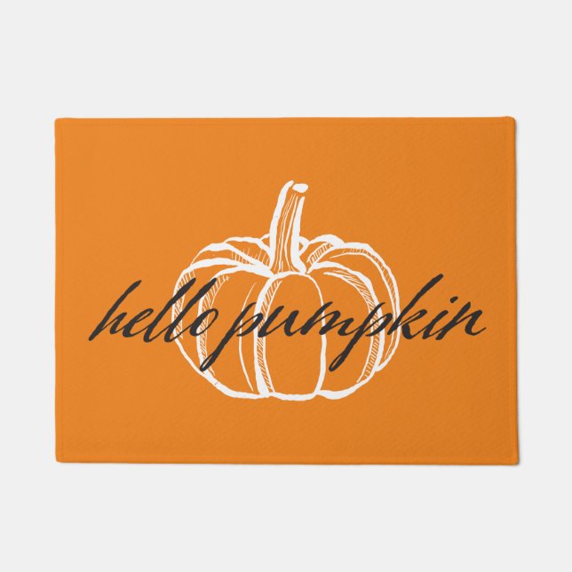 Felpudo Fall Fun | Hola Calabaza (Anverso)