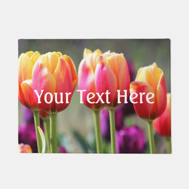 Felpudo Faln Tulips Aflame (Anverso)