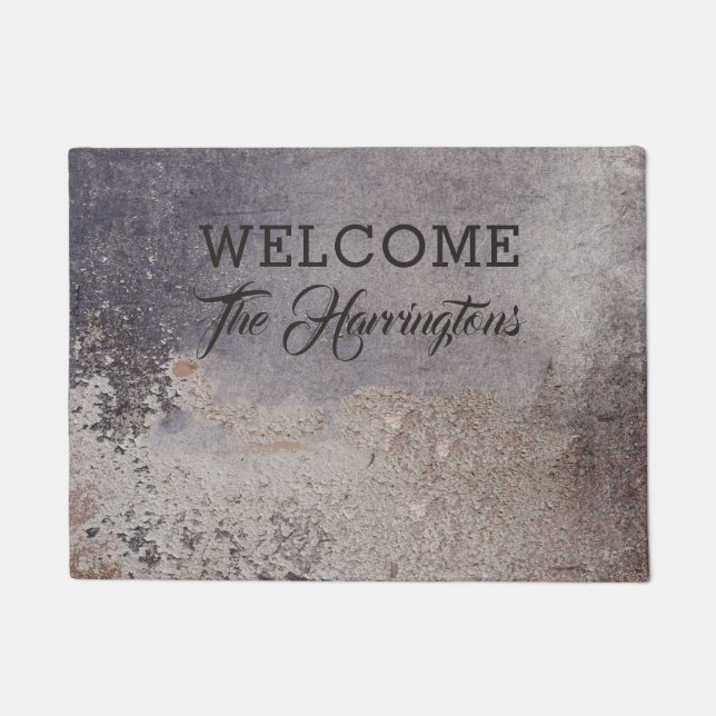 Felpudo Falsas esteras de puerta de encargo metalizado (Anverso)