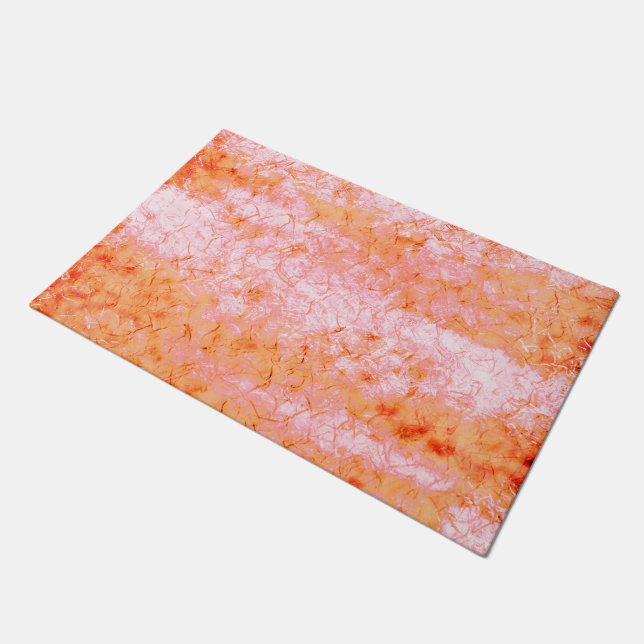 Felpudo Falso couro de salmão, esbranquiçado (Angular)