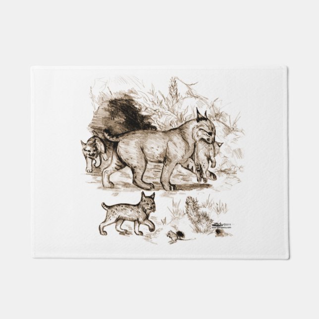 Felpudo Familia Bobcat (Anverso)