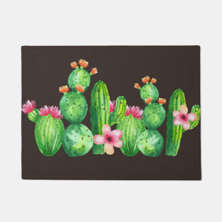 Felpudo Familia De Cactus
