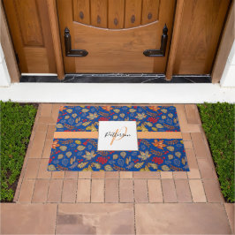 Felpudo Familia de follaje otoñal Doormat