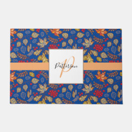 Felpudo Familia de follaje otoñal Doormat