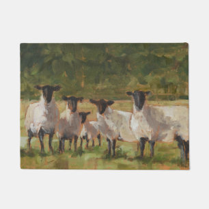 Felpudo Familia de las ovejas