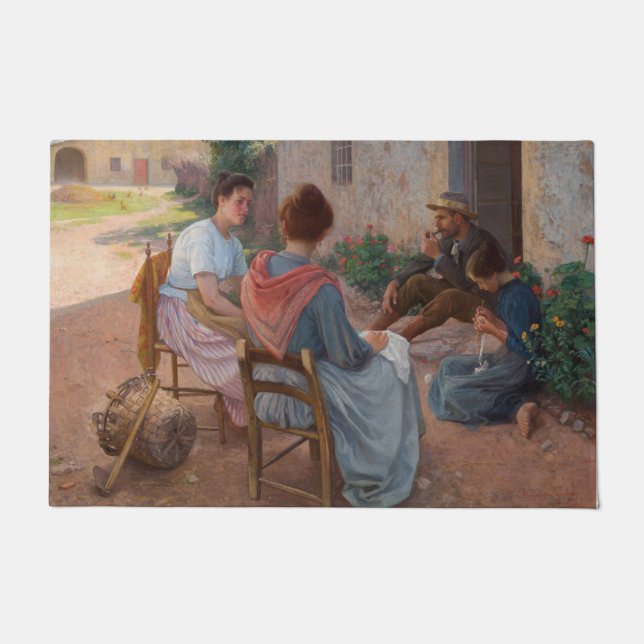 Felpudo Familia italiana tradicional (Italia antigua) (Anverso)