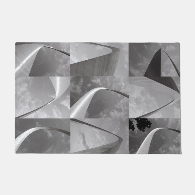 Felpudo Famosa puerta de entrada al Arco de St Louis (Anverso)