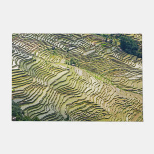 Felpudo Famosas terrazas de arroz yuanyang - Yunnan, China