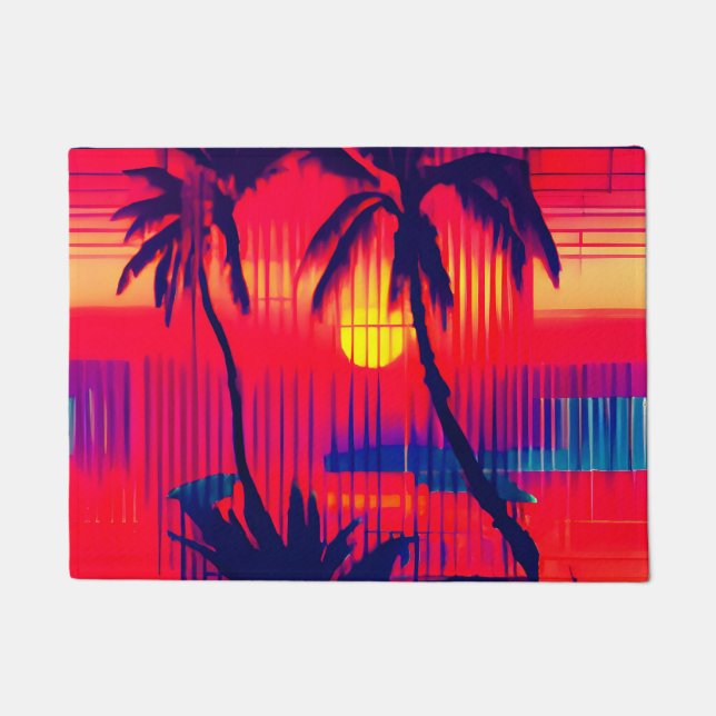 Felpudo Fantasía de escape tropical (Anverso)