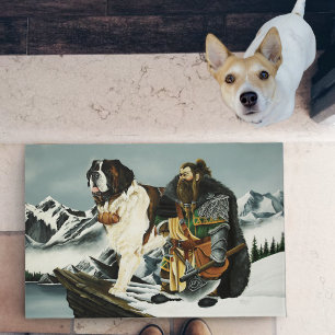 Felpudo Fantasía de San Bernardo Perro