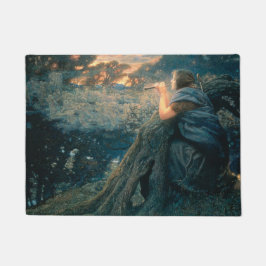 Felpudo Fantasía en Crepúsculo (por Edward Robert Hughes)