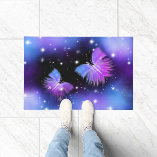 Felpudo Fantasía Espacial Mariposas Cosmógenas