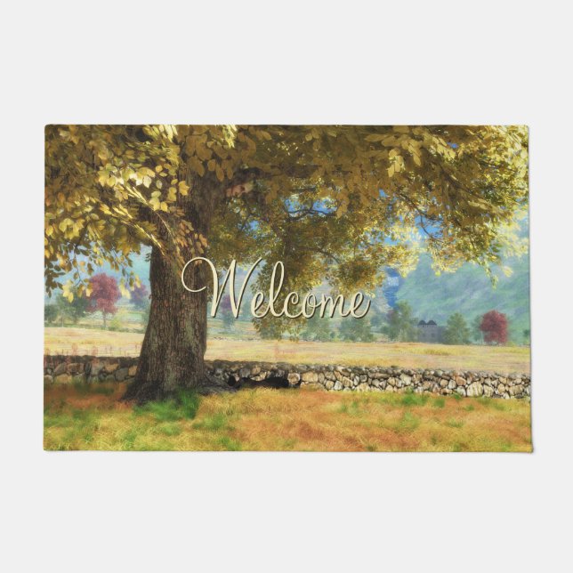 Felpudo Fantasías: Bajo el Doormat del árbol de hayas (Anverso)