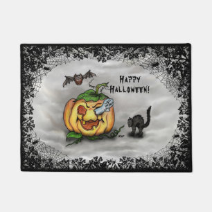 Felpudo Fantasma, Bat y Cat, ¡Feliz Halloween!