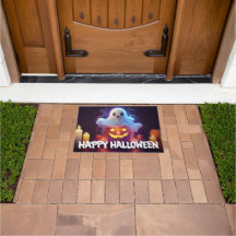 Fantasma y calabaza Feliz Halloween