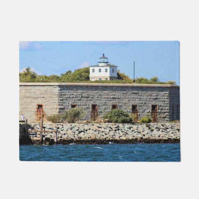 Felpudo Faro Clark's Point, puerta Mat de Massachusetts (Anverso)