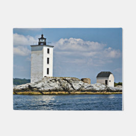 Felpudo Faro de la isla holandesa, puerta de Rhode Island