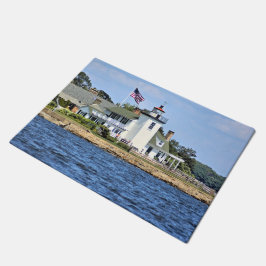 Felpudo Faro de Nayatt Point, puerta de Rhode Island Mat